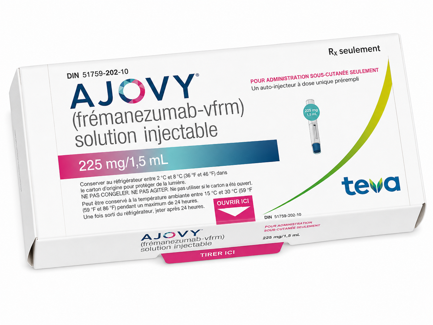 Acheter Ajovy sans ordonnance Bloquez la migraine